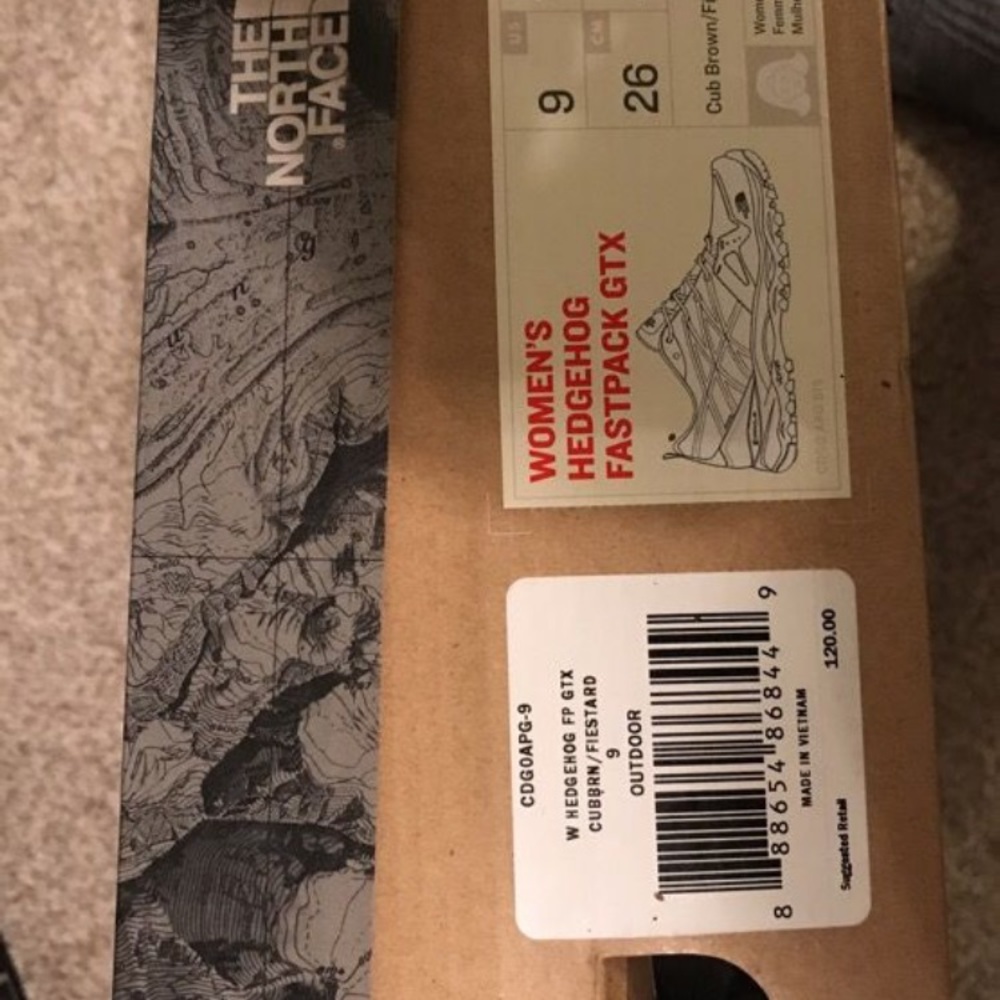 North Face hedgehog shoe